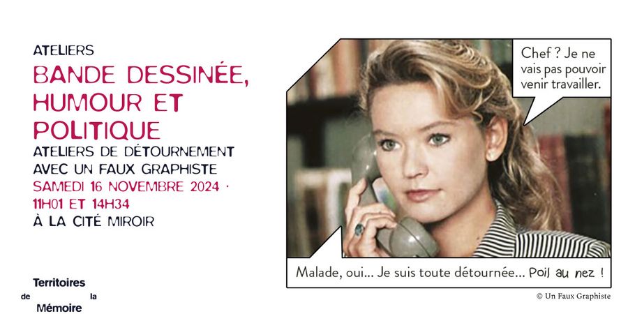 image - Bande dessinée, humour et politique : ateliers de détournement avec Un Faux Graphiste