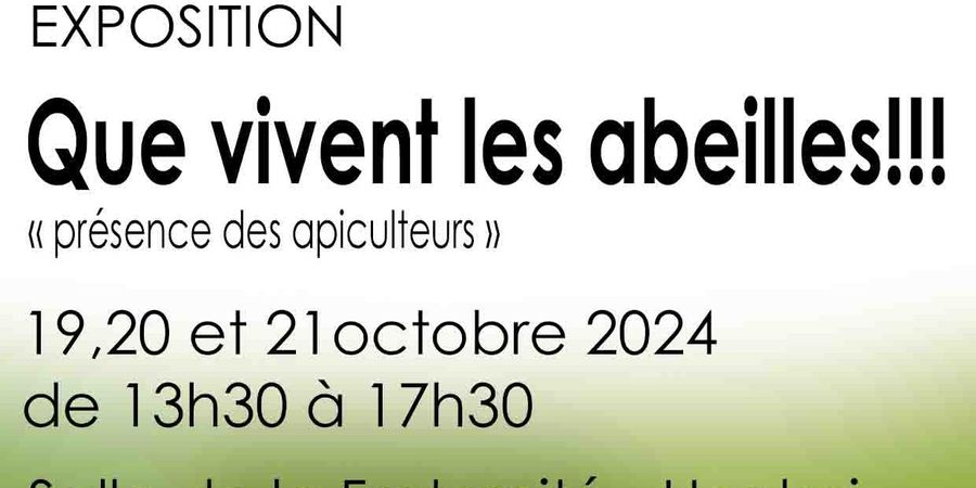 image - Que vivent les abeilles !