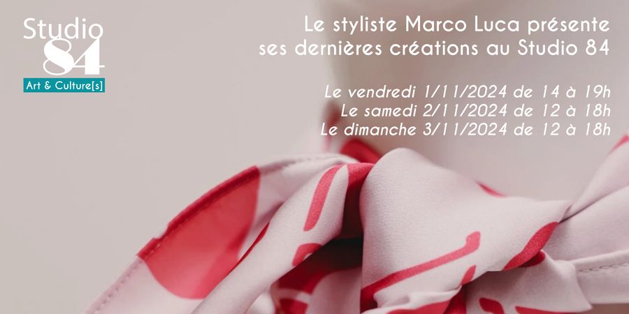 image - Nouvelle collection du jeune créateur belge Marco Luca