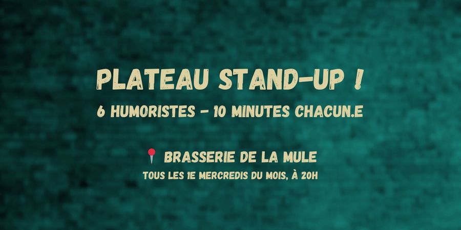image - Plateau stand-up - La Cour des Miracles