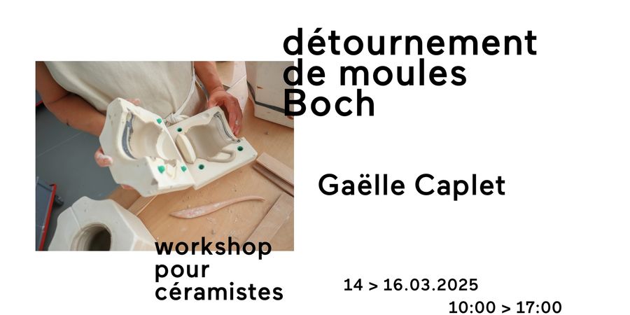 image - WORKSHOP // DÉTOURNEMENT DE MOULES BOCH