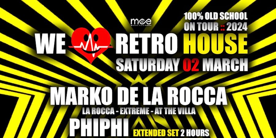 image - We Love Retro House - On Tour 2024