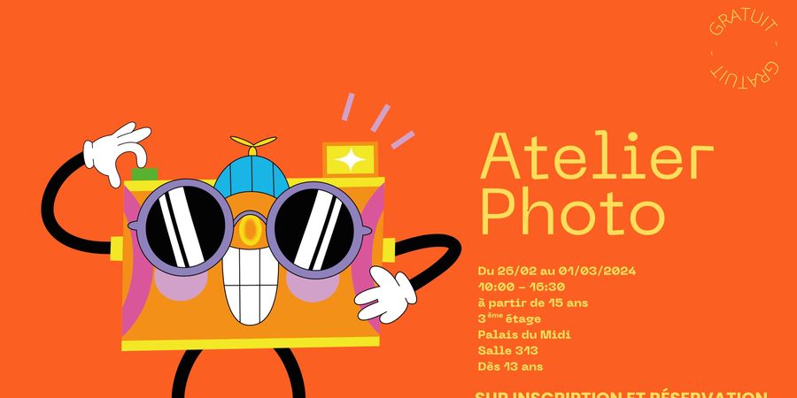 image - Atelier photo GRATUIT