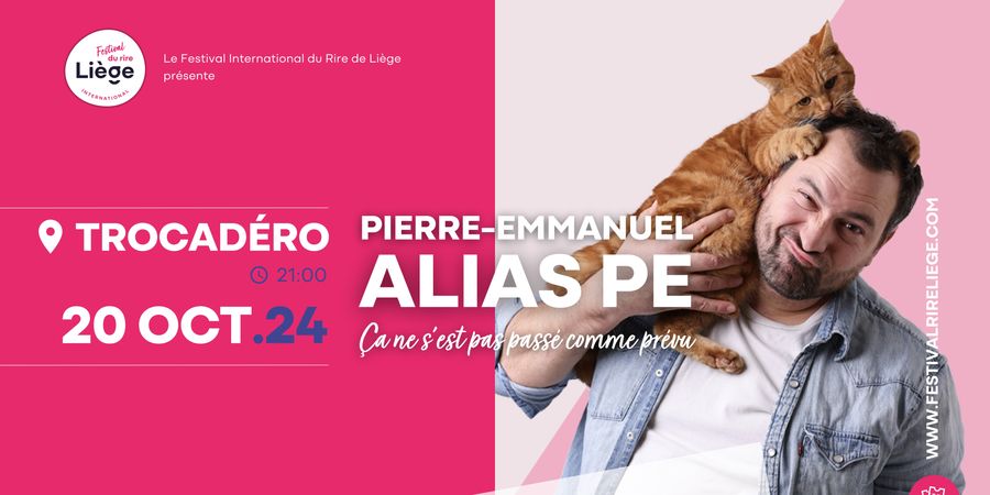 image - Pierre-Emmanuel alias PE | Festival International du Rire de Liège