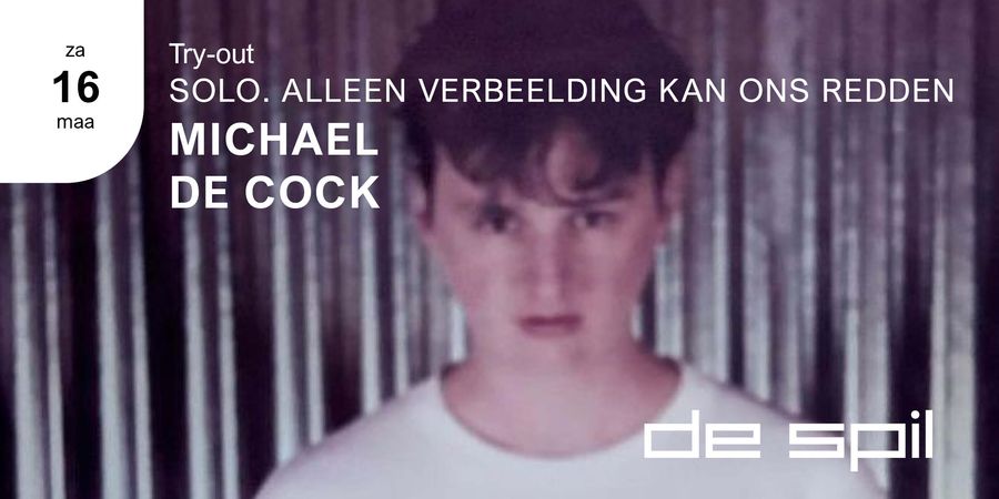 image - SOLO. Alleen verbeelding kan ons redden MICHAEL DE COCK
