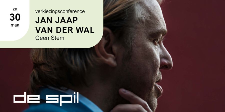 image - GEEN STEM JAN JAAP VAN DER WAL