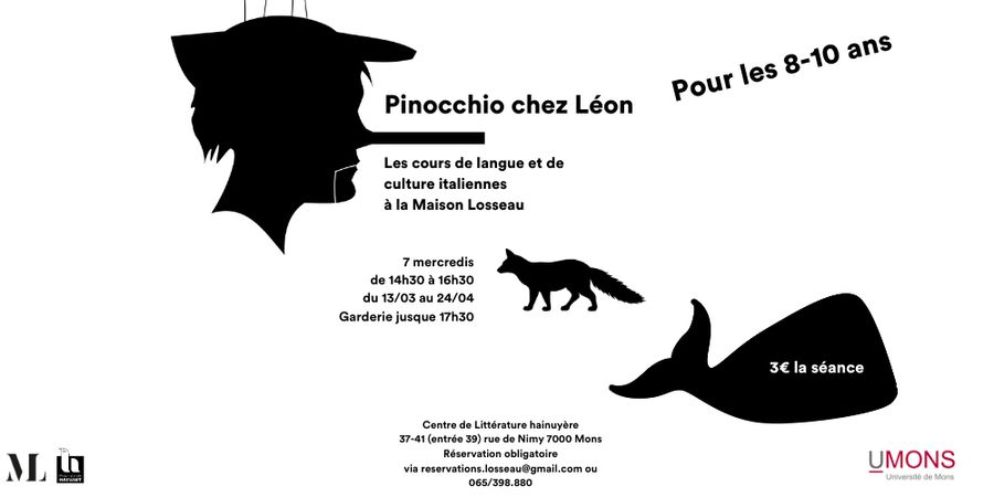 image - Pinocchio chez Léon – Cours d’italien pour enfants