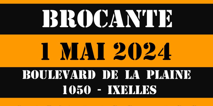 image - Brocante du 1 mai - Ixelles