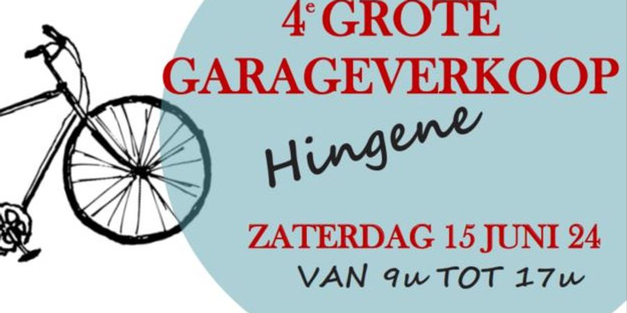 image - 4e Grote garageverkoop Hingene - 15/06/2024