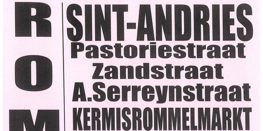 image - Rommelmarkt SINT-ANDRIES - Kermisrommelmarkt - Org. JOVAN