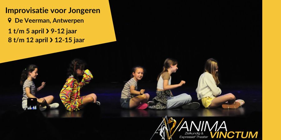 image - 5-Daagse Vakantiecursussen ❯❯ Improvisatietheater voor jongeren
