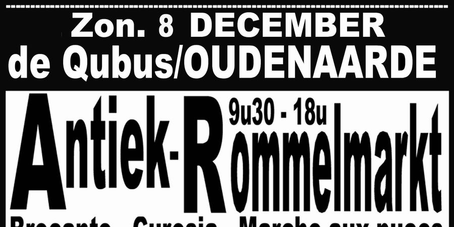 image - Antiek & Rommelmarkt te Oudenaarde