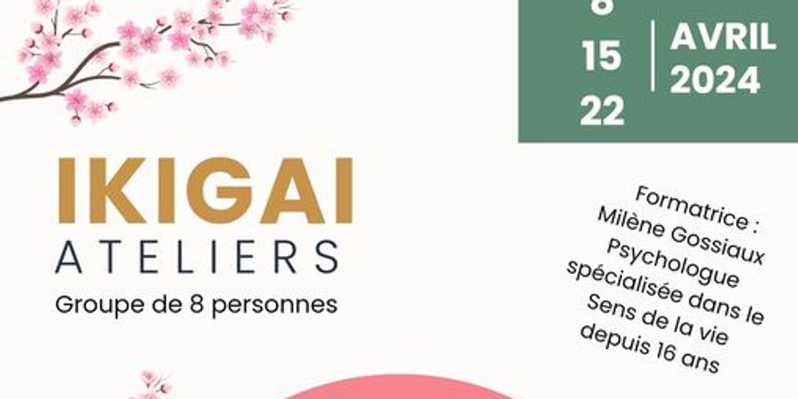 image - Atelier IKIGAI : A la découverte du sens de sa vie professionnelle ou personnelle