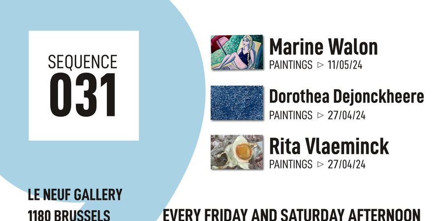 image - SEQUENCE 031 | Marine Walon - Dorothea Dejonckheere - Rita Vlaeminck
