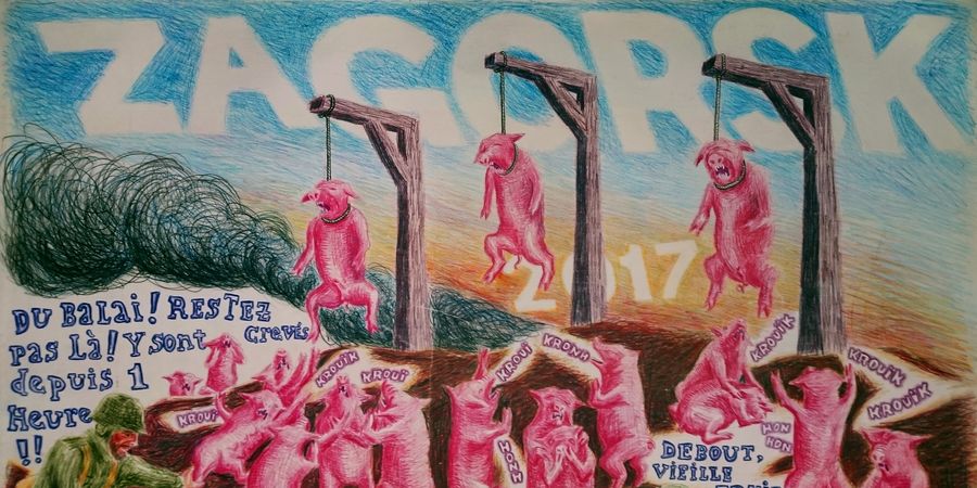 image - Micro-evening : Fièvre porcine sur Bruxelles ! (Expo + Spectacle)