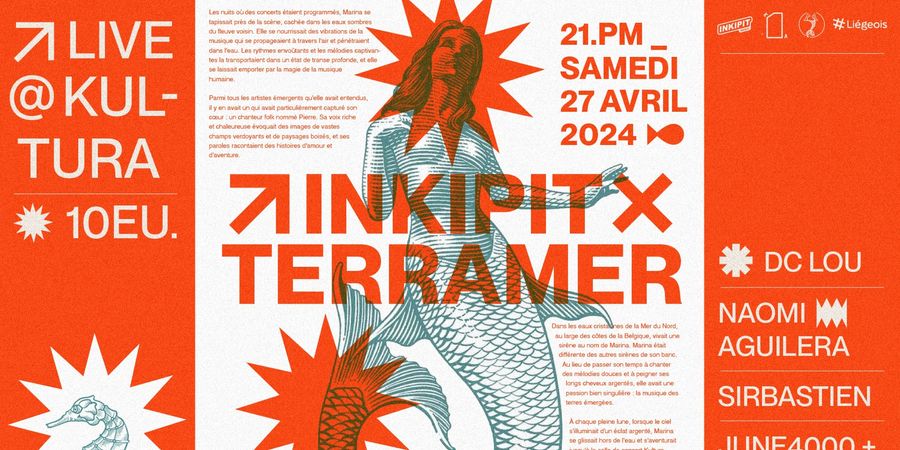 image - TERRAMER x INKIPIT || DC LOU - SIRBASTIEN - NAO - JUNE4000 & MAJOUX