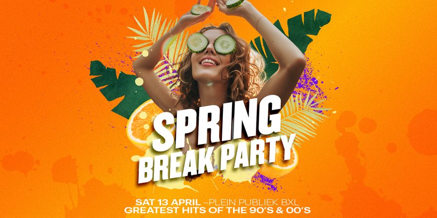 image - ✩ SPRING BREAK PARTY ✩ Mont des Arts ✩ Hits Only ✩ Plein Publiek BXL x JUST A NIGHT x SECRETNIGHTS
