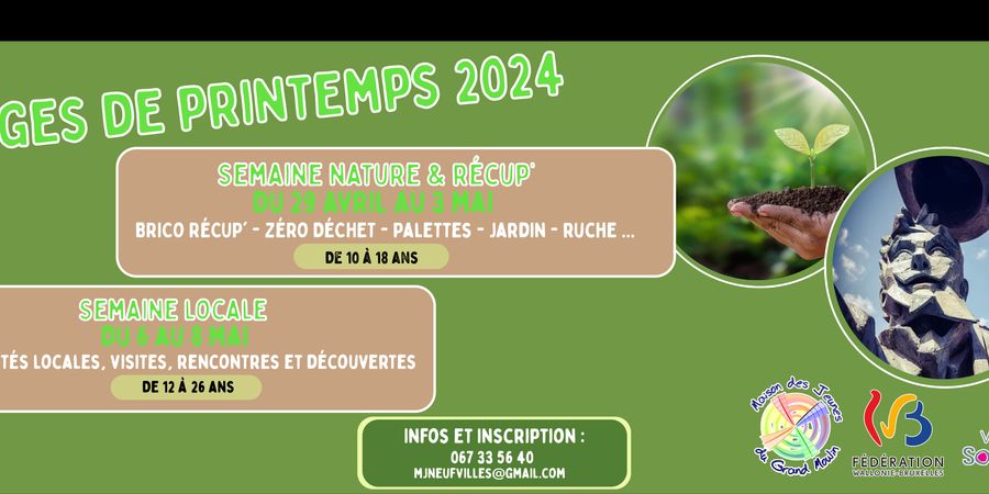 image - Stage de printemps à la MJ - Semaine locale