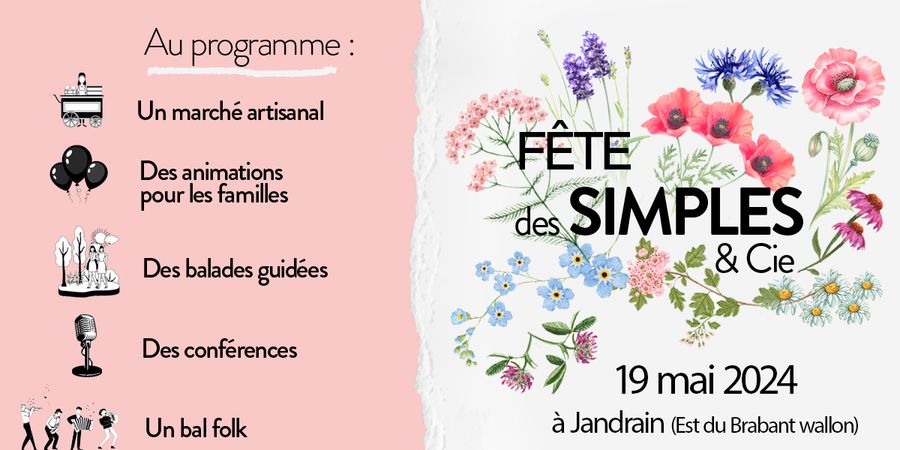 image - Marché artisanal de la Fête des Simples & Cie