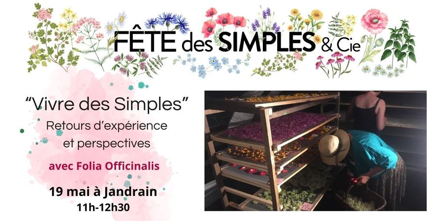 image - Conférence : Vivre des Simples. Retours d’expérience et perspectives