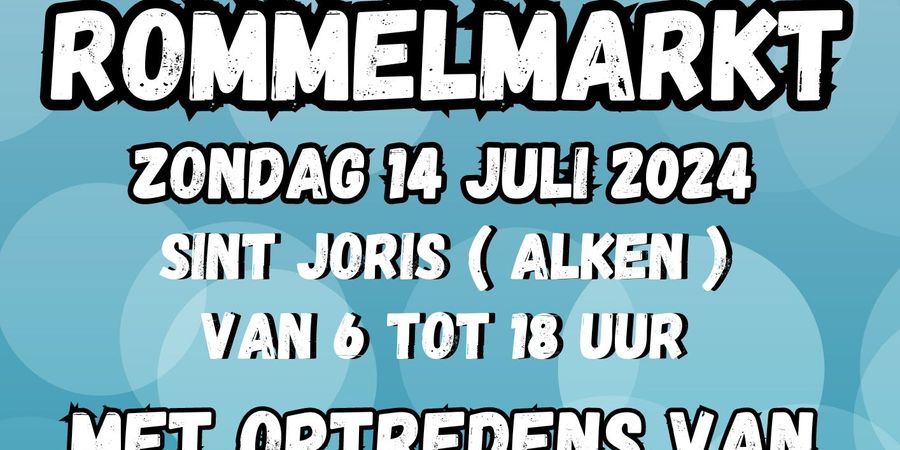 image - Grote rommelmarkt in Sint-Joris ( Alken )