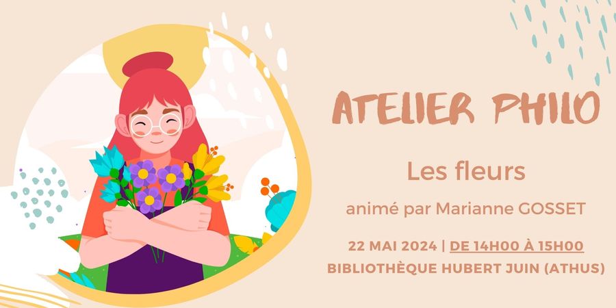 image - Atelier PHILO à la bibliothèque d'Athus | Les fleurs