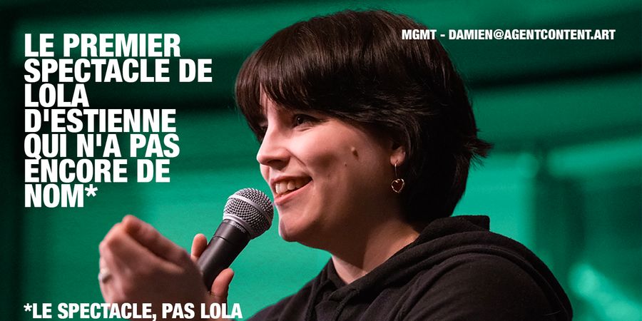 image - Lola d'Estienne - Premier spectacle