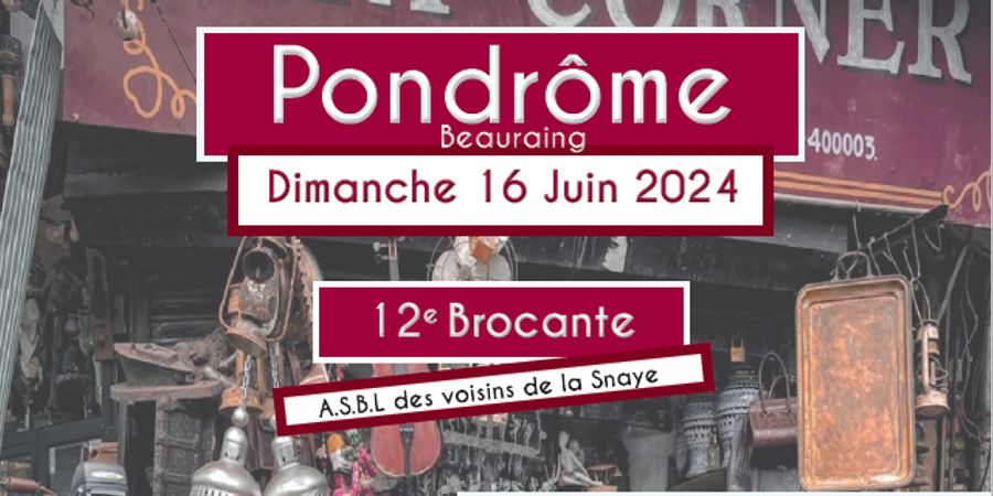 image - 12ème brocante des Voisins de la Snaye