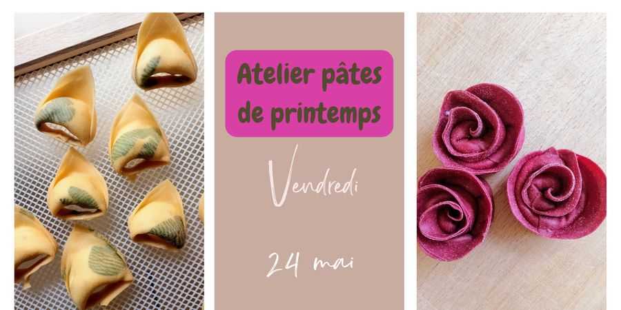 image - Atelier pâtes de printemps