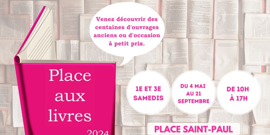 image - Place aux livres 2024 - Le rendez-vous des mordus de lecture