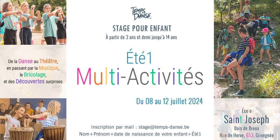 image - Stage été 1 – Multi-Activités