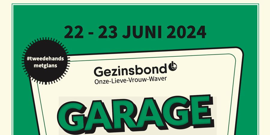 image - Garageverkoop