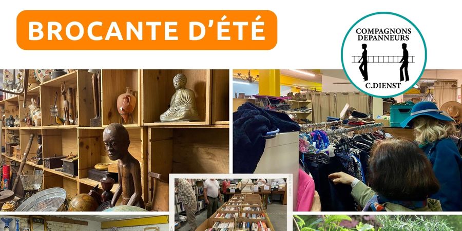 image - Brocante au profit de l'asbl Compagnons Dépanneurs