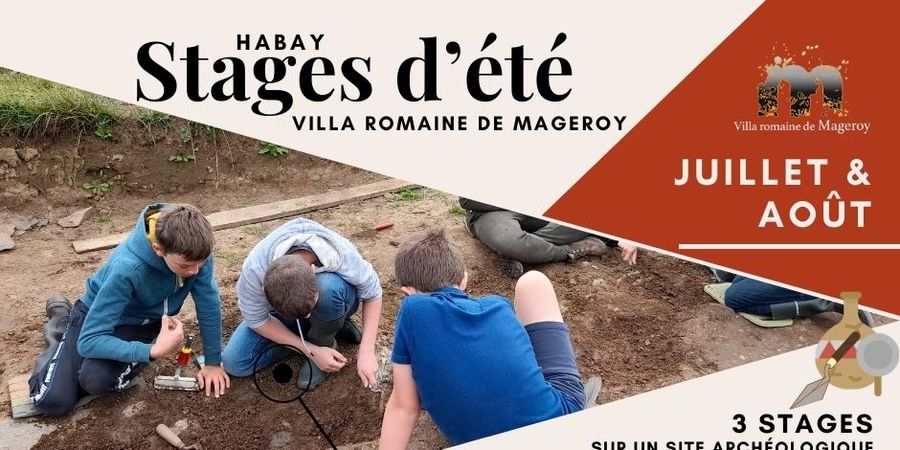 image - Stage été Mission : Archéo ! - Villa romaine de Mageroy