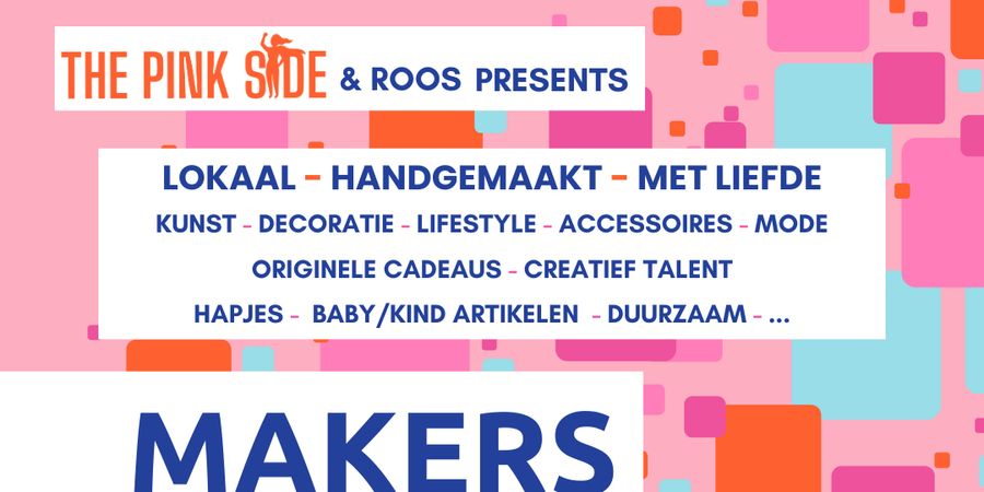image - The Pink Side - Makersmarkt - Markt vol lokale, handgemaakte producten met liefde gemaakt