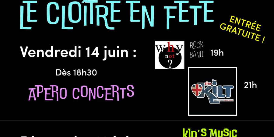 image - Cloître en Fête : Why Not - The Kilt Rock Band