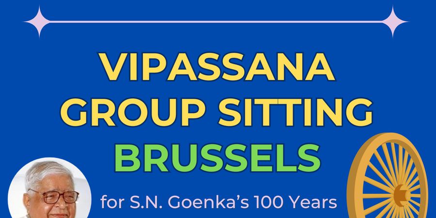 image - Méditation Vipassana en Gratitude pour S.N. Goenka