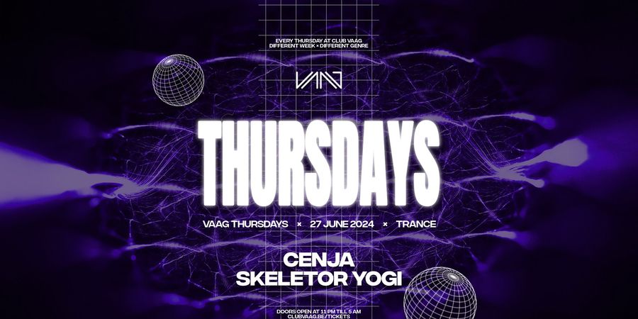image - Vaag Thursdays invites CENJA & SKELETOR YOGI