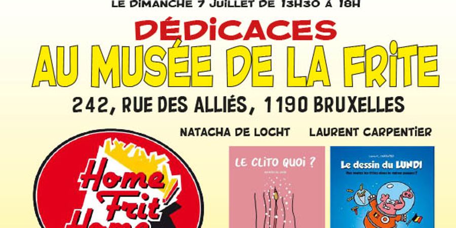 image - Dédicaces: Laurent et Louis-Michel CARPENTIER + Joske MAELBEEK + Natacha DE LOCHT