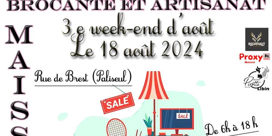image - Brocante et artisanat à Maissin 