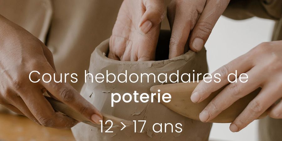 image - Cours de poterie - Adolescents