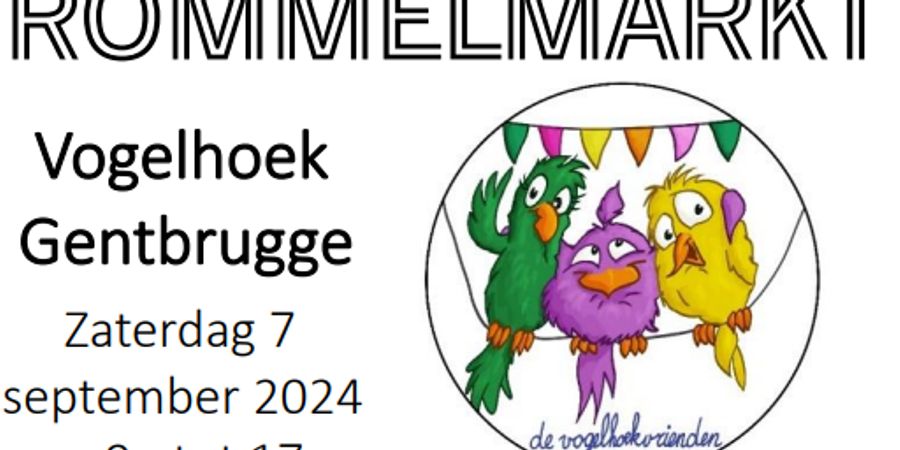 image - Rommelmarkt Vogelhoek Gentbrugge 2024