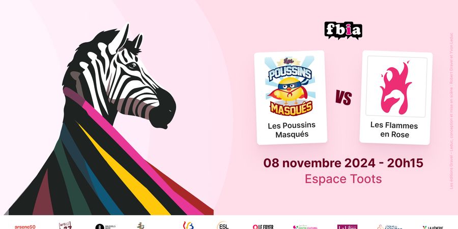 image - FBIA - Match Championnat d'Improvisation : Poussins Masqués VS Flammes en Rose