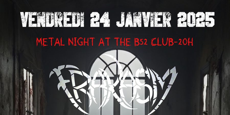 image - Backslain + Spectral Damnation + Frakasm au B52 Ichtegem le 24 janvier 2025 20h