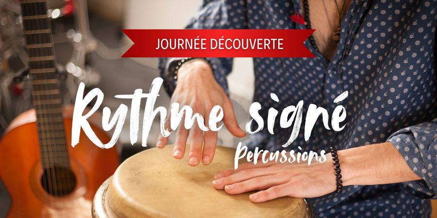 image - Journée Découverte - Percussions, rythme signé