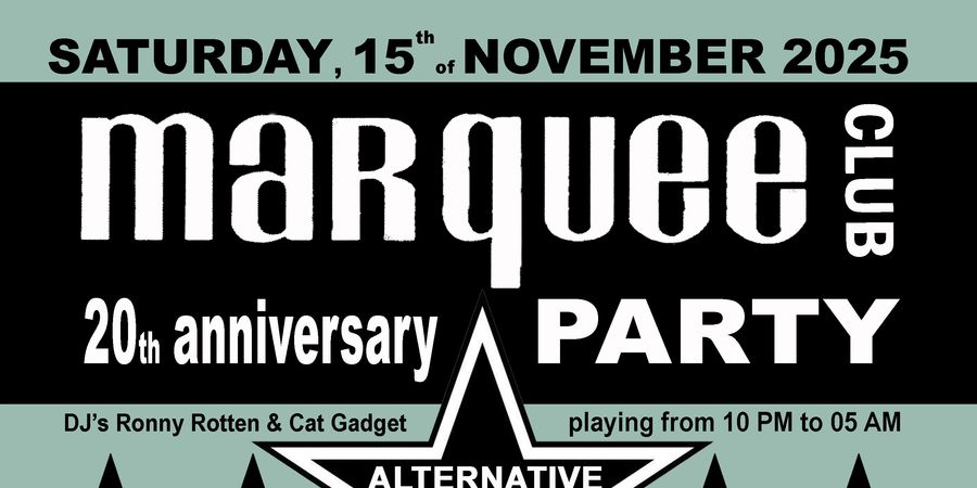 image - marqueeclub 20th anniversary