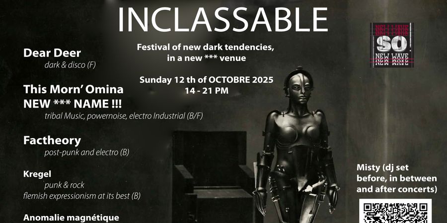 image - Inclassable. New tendencies in dark music