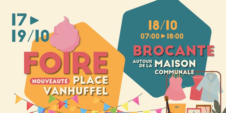 image - Foire et brocante sur la place Vanhuffel et alentours
