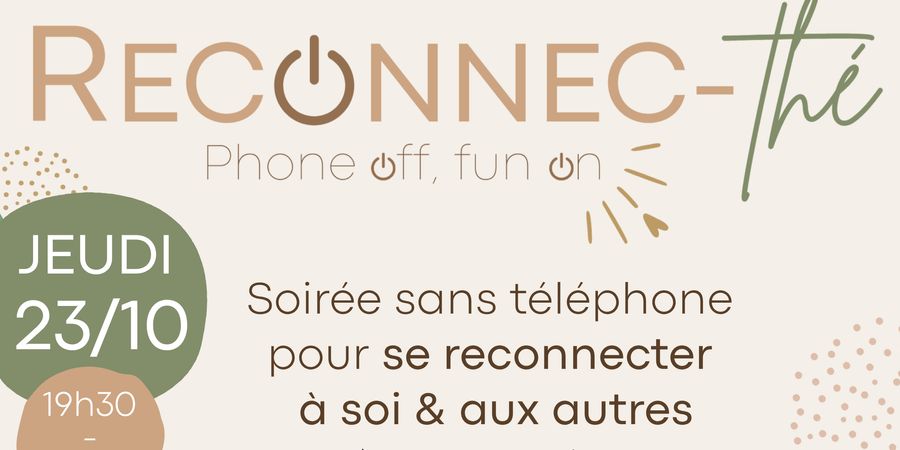 image - Soirée Reconnec-thé