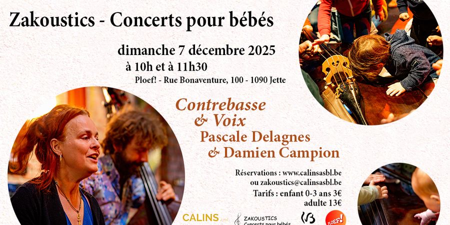 image - Concert pour bébés (0-3 ans) - Contrebasse & voix